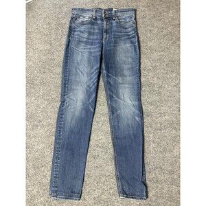 Rag & Bone Skinny Jeans Womens 28 29x27 Blue Medium Wash Slim Stretch Denim